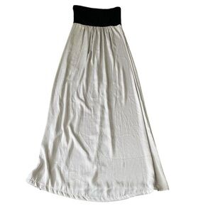 BCBGenegation Elegant Black and White Maxi Dress Size XS